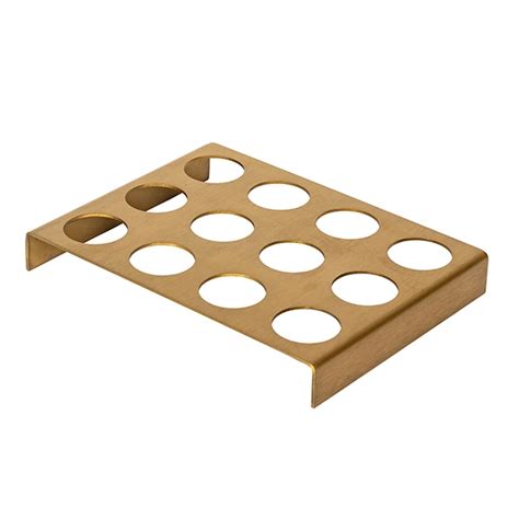 china metal tray for perfume display